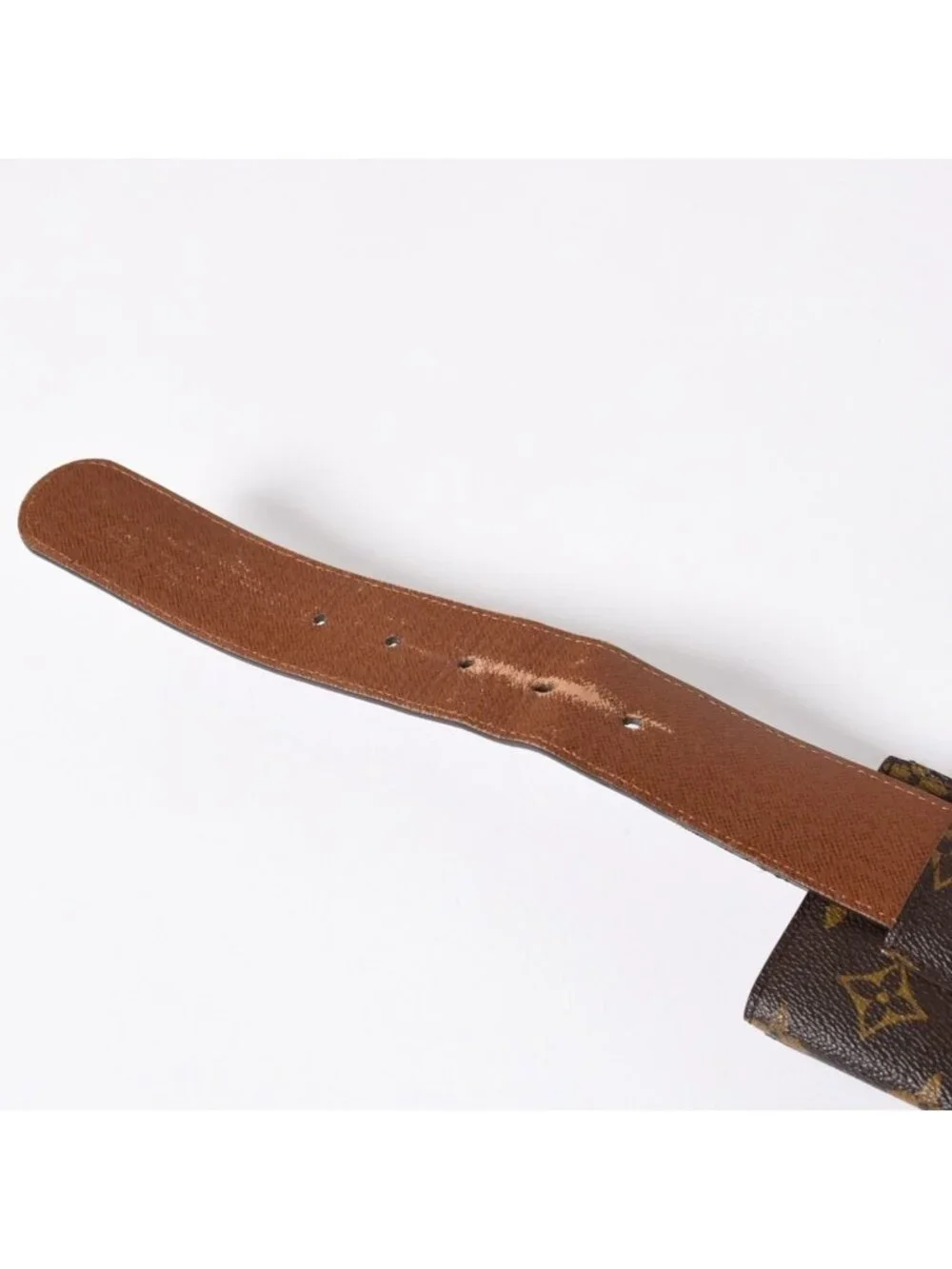 Louis Vuitton Ceinture Pochette Duo Waist Pouch Belt 95/38 Monogram